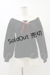 axes femme / ブローチ付セーラーニット Free ブラック H-25-07-23-040-AX-TO-NS-ZT0726H