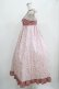 画像2: MILK / Luna dress  ピンクフラワー×レッドギンガム H-25-07-24-004-ML-OP-KB-ZH (2)