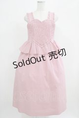 Candy Stripper / MY SWEET GINGHAM CHECK ONE-PIECE  レッド H-25-07-24-005-PU-OP-KB-ZH
