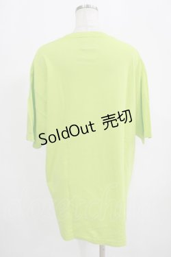 画像3: LISTEN FLAVOR / アサシンキャットビッグTシャツ  ライム H-25-07-24-040-PU-TO-KB-ZT490