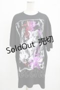 SEX POT ReVeNGe / MEPHISTO CAT BIGカットソー  黒 H-25-07-24-041-SP-TO-KB-ZH