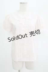 MILK / Lunaブラウス  ベビーピンク H-25-07-24-046-ML-BL-KB-ZH