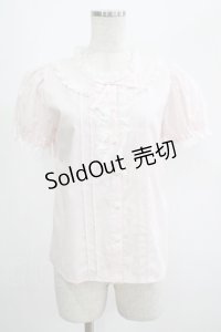 MILK / Lunaブラウス  ベビーピンク H-25-07-24-046-ML-BL-KB-ZH