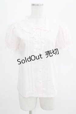 画像1: MILK / Lunaブラウス  ベビーピンク H-25-07-24-046-ML-BL-KB-ZH