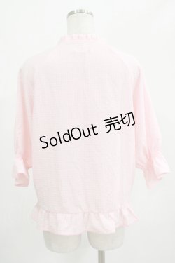 画像3: Candy Stripper / FLOWER PEPE CHINA BLOUSE  ピンク H-25-07-24-048-PU-BL-KB-ZH