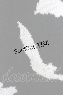 画像4: LISTEN FLAVOR / 闇夜のコウモリニット  黒 H-25-07-24-052-PU-TO-KB-ZH