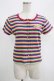 画像1: Candy Stripper / MULTI BORDER MINI CARDIGAN   H-25-07-24-054-PU-TO-KB-ZH (1)
