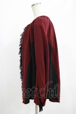 画像2: Qutie Frash / バルーンブラウス  ワイン H-25-07-24-056-QU-BL-KB-ZH