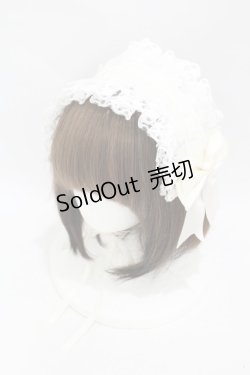 画像1: SPINNS / レースヘッドドレス  生成り H-25-07-24-1005-0-AC-NS-ZH