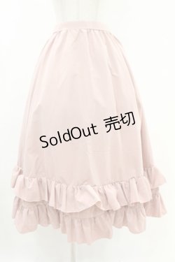 画像1: FLC / MINA*ティアードスカート L ピンク H-25-07-24-1041-0-SK-NS-ZH