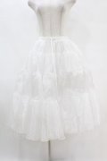 axes femme kawaii / ミディオーガンジーパニエ M オフ H-25-07-24-1049-AX-SK-NS-ZH