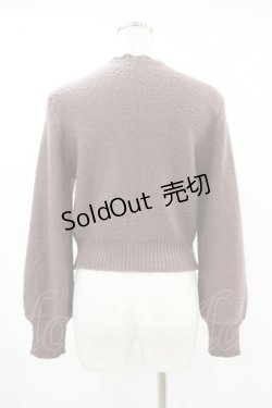 画像2: an another angelus / ローズ刺繍ケーブルニットカーディガン Free MOCHABROWN H-25-07-24-1051-CA-TO-NS-ZT0726H