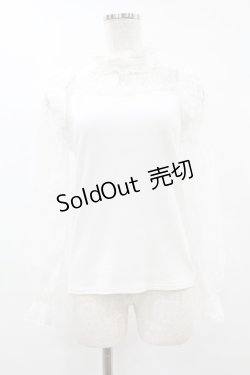 画像1: Secret Honey / レース切替トップス Free オフ H-25-07-24-1059-CA-TO-NS-ZH