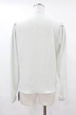 画像2: an another angelus / オープンカラーローズ刺繍ブラウス Free MINT H-25-07-24-1060-CA-BL-NS-ZH