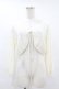 画像1: Fi.n.t / ストライプ透かし編みニットボレロ Free OFF WHITE H-25-07-24-1066-CA-TO-NS-ZH (1)