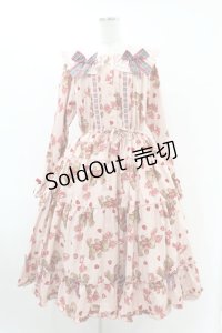 PINK HOUSE / PINK HOUSE×misako＆einkoラブリボンベアプリントミディワンピース Free ピンク H-25-07-24-1013-LO-OP-NS-ZH