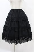 Victorian maiden / プリーツシフォンアンダースカート Free ブラック H-25-07-24-1015-CL-SK-NS-ZH