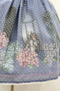 画像4: ALICE and the PIRATES / 追想のオルタンシア〜君に捧ぐ旋律〜柄スカート Free ブルー H-25-07-24-1016-PA-SK-NS-ZH