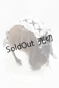 Snowdrop to Saint Maria（海外ロリータブランド） / シースルーレースヘッドドレス  オフ/ブラック H-25-07-24-1003-0-AC-NS-ZH
