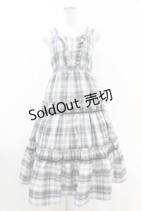 axes femme POETIQUE / シャーリングデザインワンピース M グレー H-25-07-24-1020-AX-OP-NS-ZH