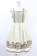 axes femme / アンティークパネル柄ワンピース M 生成り H-25-07-24-1022-AX-BL-NS-ZH