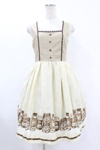 axes femme / アンティークパネル柄ワンピース M 生成り H-25-07-24-1022-AX-BL-NS-ZH