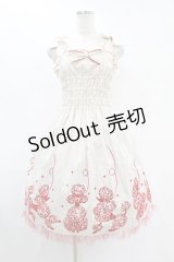 metamorphose / プードルプリントジャンパースカート（水玉） Free オフ/レッド H-25-07-24-1023-ME-OP-NS-ZH