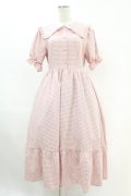 m petit by misako / AM*ギンガムCHKワンピース M ピンク H-25-07-24-1029-LO-OP-NS-ZH