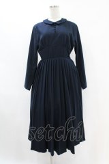 an another angelus / フィットandフレアープリーツ使いワンピース Free NAVY H-25-07-24-1032-CA-OP-NS-ZH