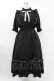 画像1: m petit by misako / NINA'SコラボAMハイショクメローワンピース L ブラック/ピンク H-25-07-24-1033-LO-OP-NS-ZH (1)