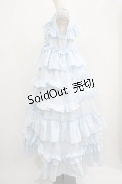 画像2: merry jenny / フリルティアードワンピース  アイスブルー H-25-07-24-001-LO-OP-KB-ZH