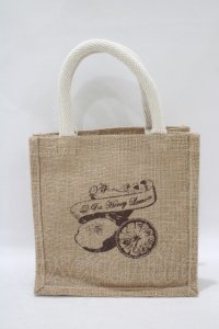Q-pot. / Honey Lemonジュートバッグ   H-25-07-24-068-QP-BG-KB-ZH