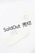 Candy Stripper / RIB SOCKS  オフホワイト H-25-07-24-071-PU-ZA-KB-ZH