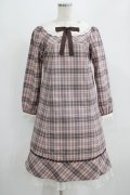 Emily Temple cute / ショコラベリータータンワンピース  ブラウン H-25-07-24-011-ET-OP-KB-ZH