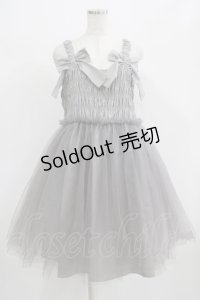 Candy Stripper / FANCY DOLL DRESS  グレー H-25-07-24-012-PU-OP-KB-ZH