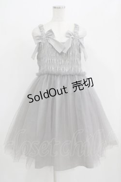画像1: Candy Stripper / FANCY DOLL DRESS  グレー H-25-07-24-012-PU-OP-KB-ZH