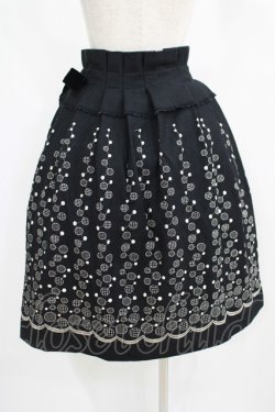 画像3: Jane Marple / ドット刺繍スカート  黒 H-25-07-24-014-JM-SK-KB-ZH