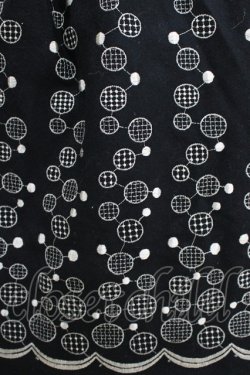 画像4: Jane Marple / ドット刺繍スカート  黒 H-25-07-24-014-JM-SK-KB-ZH