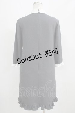 画像3: MILK / Frill Modish dress  チャコールグレー H-25-07-24-015-ML-OP-KB-ZH