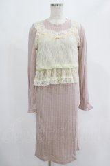 LIZ LISA / ニットワンピース Free ピンク H-25-07-25-031-LO-OP-NS-ZH