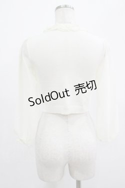画像3: JESUS DIAMANTE / シフォン袖ニットカーデ Free オフ H-25-07-25-051-JE-TO-NS-ZH