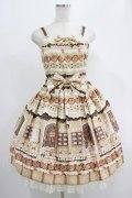 Angelic Pretty / Sweet Cream HouseジャンパースカートSet Free アイボリー H-25-07-25-005-AP-OP-NS-ZH