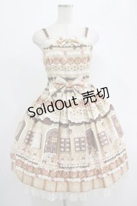 Angelic Pretty / Sweet Cream HouseジャンパースカートSet Free アイボリー H-25-07-25-005-AP-OP-NS-ZH