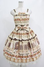 画像1: Angelic Pretty / Sweet Cream HouseジャンパースカートSet Free アイボリー H-25-07-25-005-AP-OP-NS-ZH (1)