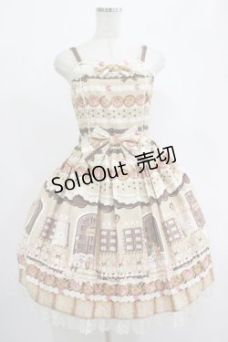 画像1: Angelic Pretty / Sweet Cream HouseジャンパースカートSet Free アイボリー H-25-07-25-005-AP-OP-NS-ZH