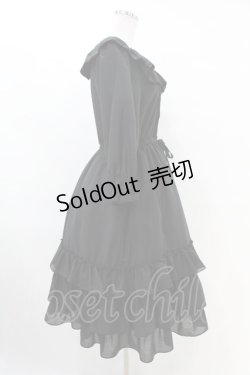 画像3: Melody BasKet / フリルワンピース  ブラック H-25-07-25-1026-LO-OP-KB-ZH