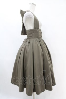 画像3: Sheglit / "Earl Grey"コルセットロングスカート  モスグリーン H-25-07-25-1029-EL-SK-KB-ZH