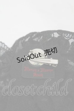 画像3: MorunxMuunaStoik / コサージュクリップ  黒×紫 H-25-07-25-1005-EL-ZA-KB-ZH