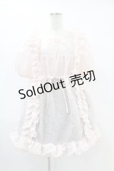 pain / フリルパフワンピース FREE ピンク H-25-07-25-1033-0-OP-KB-ZH