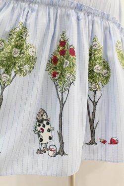 画像3: Emily Temple cute / Painting Roseロングスカート  サックス H-25-07-25-1034-ET-SK-KB-ZH